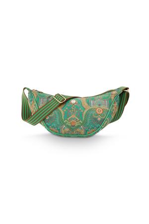 Pip Studio Freya Half Moon Crossbody Bag Jabali Green