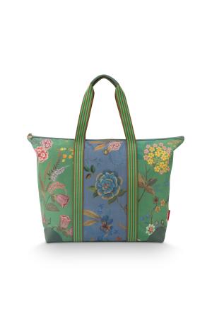 Pip Studio Tilda Tote Bag Large Bodhi Flower Green
