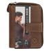 Hide & Stitches Portemonnee Johan van Amstel Donker Bruin