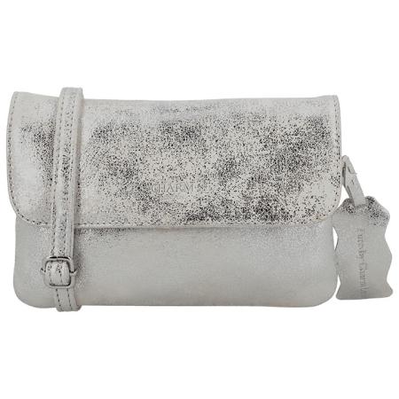 Charm London Schoudertas/Clutch South Hill Metallic Zilver
