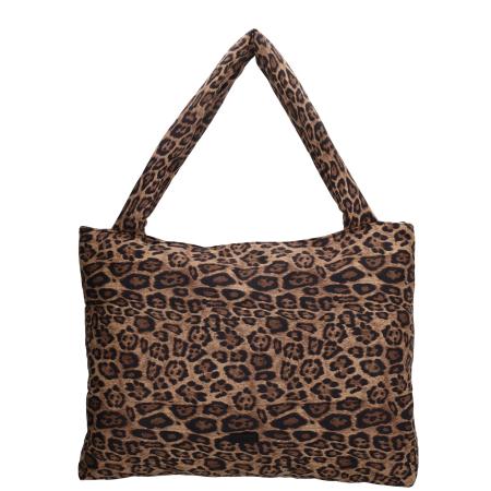 Beagles Puffer Mom Bag Calvia Luipaard Beige