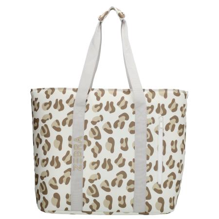 Zebra Trends Strandtas & Koeltas Sally Leopard Beige