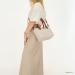 Charm London Handtas / Schoudertas Buckingham Stippen Wit-Taupe