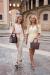 Charm London Handtas / Schoudertas Buckingham Stippen Wit-Taupe