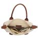 Charm London Handtas / Schoudertas Buckingham Stippen Wit-Taupe
