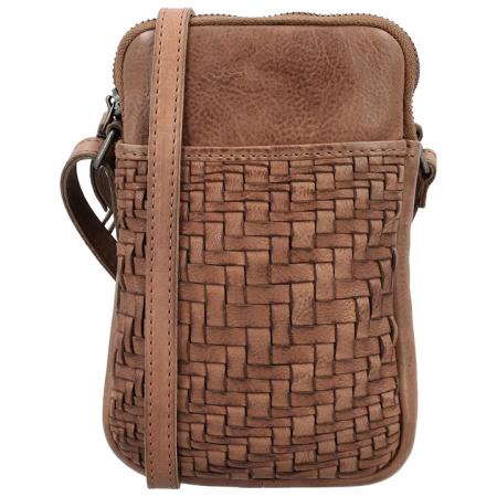 Hide en Stitches Telefoontasje Inspired by Illusion Bruin