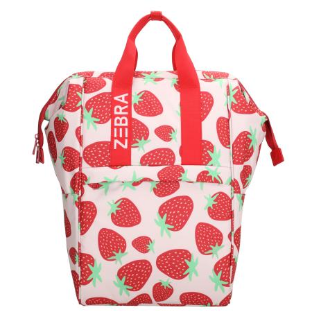 Zebra Trends Rugzak Sally Aardbeien Rood/Roze