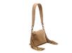 Chabo Bags Schoudertasje Small Suede Stormy Fringes Zand
