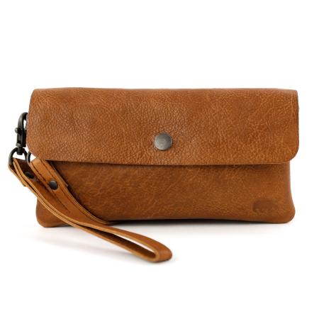 Bear Design Clutch / Mini Schoudertasje Lydia Cognac