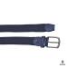 Boodz Gevlochten Elastische Riem Blauw