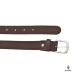 Boodz Leren Riem 3 cm Bruin