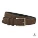 Boodz Suède Leren Pantalon Riem 3.5 cm Bruin