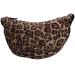 Beagles Puffer Moon Bag L Calvia Leopard Beige