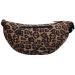 Beagles Puffer Moon Bag L Calvia Leopard Beige