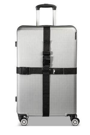 Fabrizio Dubbele Kofferriem Cross Zwart