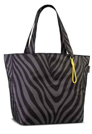 Fabrizio Strandtas Zebra Zwart-Grijs