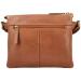 Vilenca Leren Schoudertas Cognac