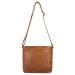 Vilenca Leren Schoudertas Cognac