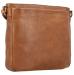 Vilenca Leren Schoudertas Cognac