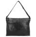 Vilenca Leren Handtas /Schoudertas Noëlle Zwart