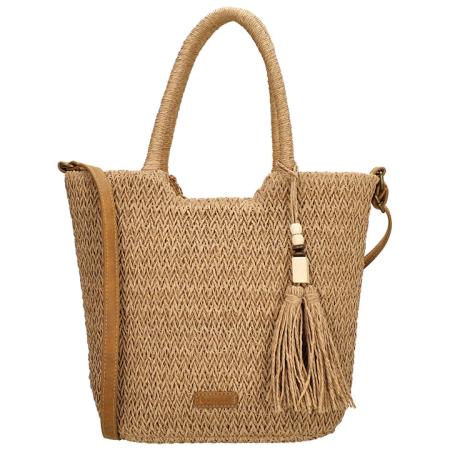 Beagles Rieten Shopper/Schoudertas Lanzarote Nature