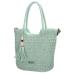 Beagles Rieten Shopper/Schoudertas Lanzarote Mint