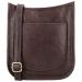 Hide & Stitches Crossbody Schoudertas Jura Donker Bruin