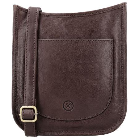 Hide & Stitches Crossbody Schoudertas Jura Donker Bruin