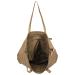 Enrico Benetti Leren Shopper/Schoudertas Sicily Licht Taupe