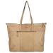 Enrico Benetti Leren Shopper/Schoudertas Sicily Licht Taupe
