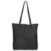 Enrico Benetti Leren Shopper Sicily Zwart