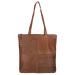Enrico Benetti Leren Shopper Sicily Cognac