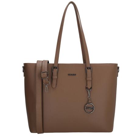 Charm London Birmingham - Handtas/Schoudertas 15.6'' - Mocha