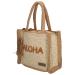 Zebra Trends Riet Shopper/Handtas Moana Nature