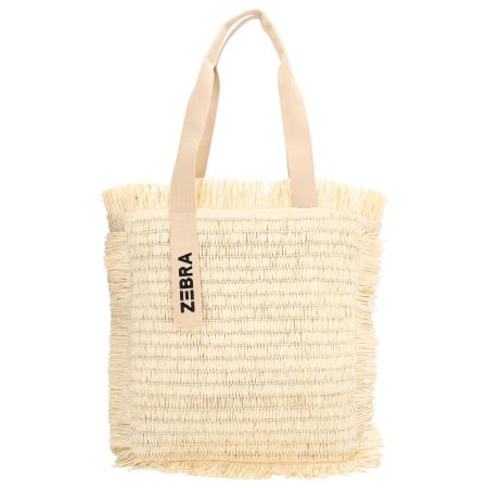 Zebra Trends Riet Shopper/Handtas Coco Light Natural