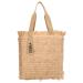 Zebra Trends Riet Shopper/Handtas Coco Dark Natural