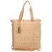 Zebra Trends Riet Shopper/Handtas Coco Dark Natural