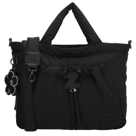 Zebra Trends Shopper/Handtas Puffy Juna Zwart
