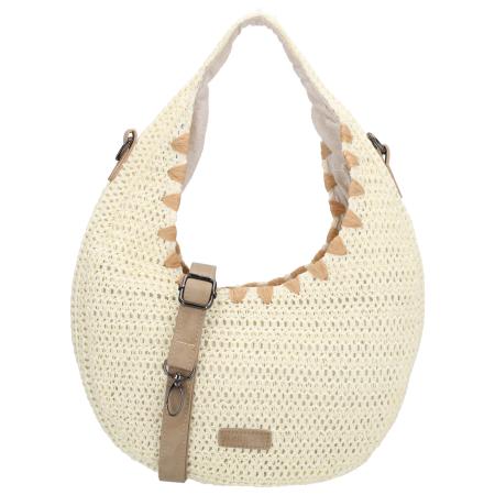 Beagles Rieten Handtas Mallorca Beige