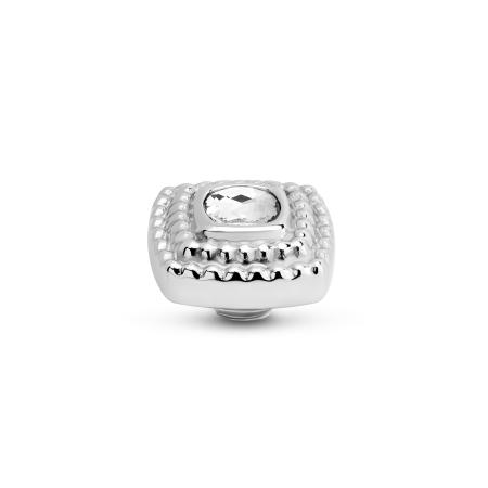 Melano Vivid Maze CZ steentje Crystal Goud | 10 mm