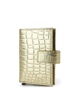 Bear Design Portemonnee met RFID Creditcardhouder Elsie Champagne Croco