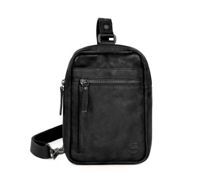 Spikes & Sparrow Sling Bag / Cross Body Rustler Zwart