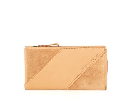 Spikes en Sparrow Wallet Portemonnee RFID Afra Camel