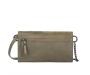 Spikes en Sparrow Mini Crossbody / Wallet Portemonnee RFID Flower Olive