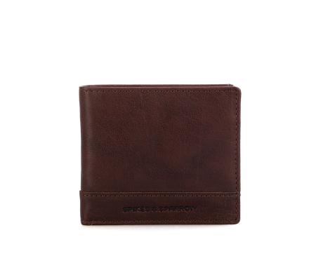 Spikes en Sparrow Wallet Portemonnee RFID Maine Donker Bruin