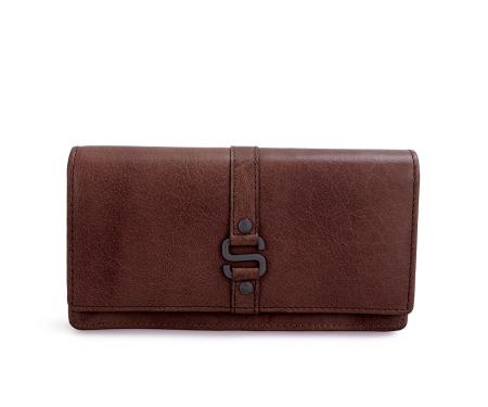 Spikes en Sparrow Wallet Portemonnee RFID Iowa Donker Bruin