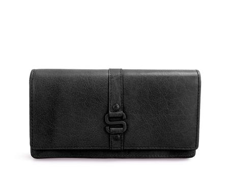 Spikes en Sparrow Wallet Portemonnee RFID Iowa Zwart