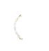 Solid Gold Tussenstuk Armband Edelsteen Hartje Wit