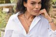 Solid Gold Oorbel Zina Parelmoer