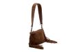 Chabo Bags Schoudertasje Small Suede Stormy Fringes Cacao